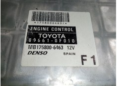 Recambio de centralita motor uce para toyota corolla verso (zer_, zze12_, r1_) 2.0 d-4d (cur10_) referencia OEM IAM 896610F010   2