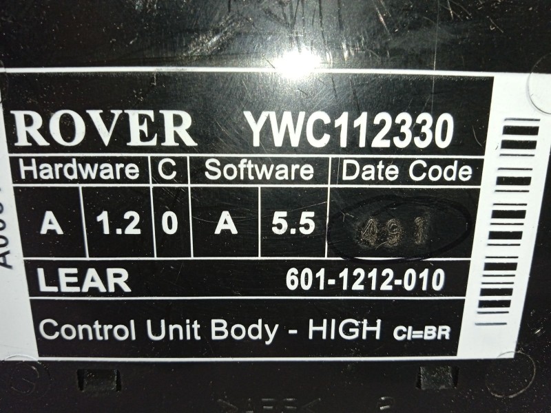 Recambio de modulo electronico para mg serie 75 (rj) 2.0 16v cdt referencia OEM IAM 6011212010  