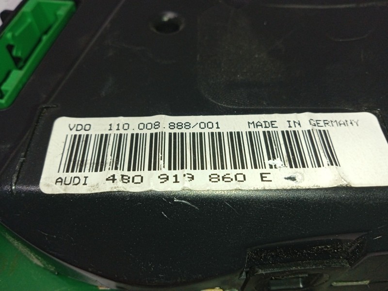 Recambio de cuadro instrumentos para audi a6 berlina (4b2) 1.8 t referencia OEM IAM 4B0919860E  