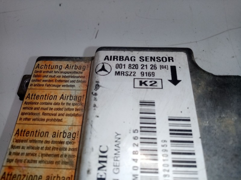 Recambio de centralita airbag para mercedes-benz clase e (w210) berlina referencia OEM IAM 0018202126 0018202126 