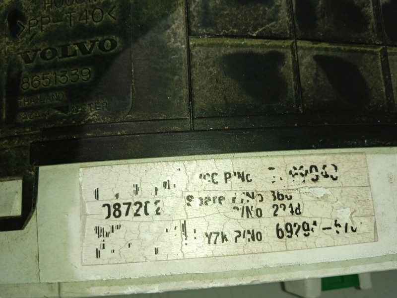 Recambio de cuadro instrumentos para volvo xc90 t6 geartronic referencia OEM IAM 8691648  