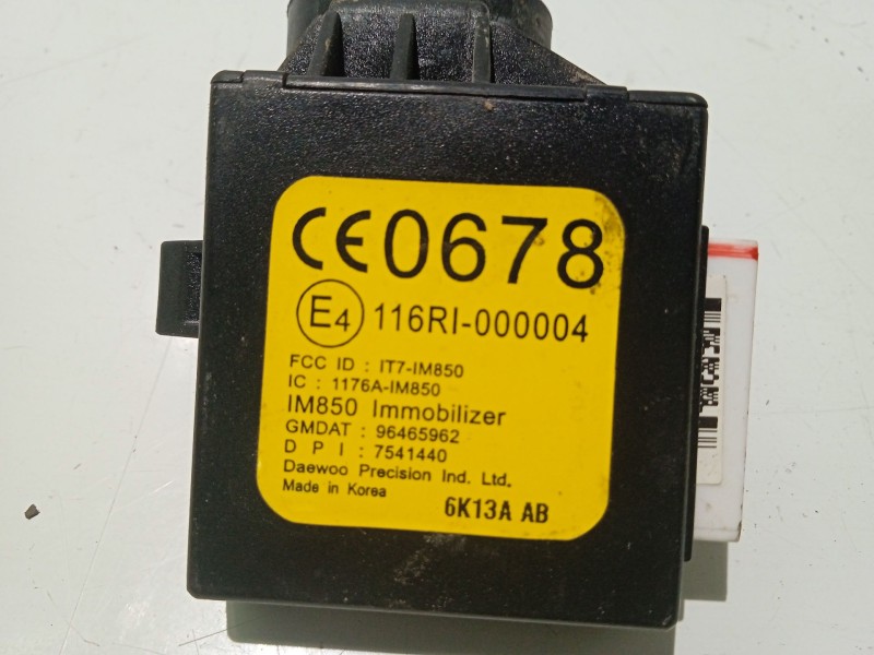 Recambio de antena para chevrolet aveo 1.4 cat referencia OEM IAM 96465962  