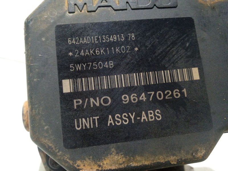 Recambio de abs para chevrolet aveo 1.4 cat referencia OEM IAM 96470261  