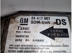 Recambio de centralita airbag para opel corsa c 1.7 16v dti cat (y 17 dt / lr6) referencia OEM IAM 24417007   2
