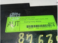 Recambio de mando climatizador para ssangyong rodius 2.7 turbodiesel cat referencia OEM IAM 6870021021   2