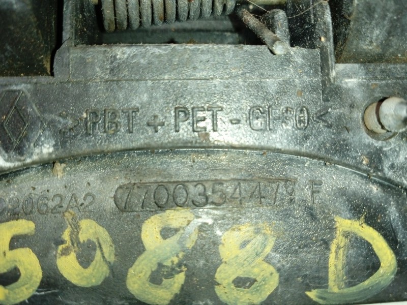 Recambio de maneta exterior delantera derecha para renault kangoo (f/kc0) referencia OEM IAM 7700354479  