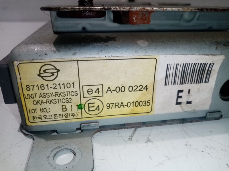 Recambio de modulo electronico para ssangyong rodius 2.7 turbodiesel cat referencia OEM IAM 97RA010035  