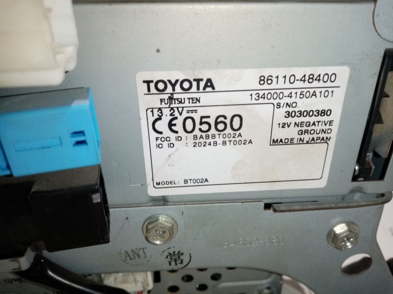 Recambio de pantalla multifuncion para lexus rx 400h referencia OEM IAM 8611048400  