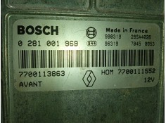 Recambio de centralita motor uce para renault megane i classic (la0/1_) 1.9 dti (la08, la0n) referencia OEM IAM 7700113863 02810 2