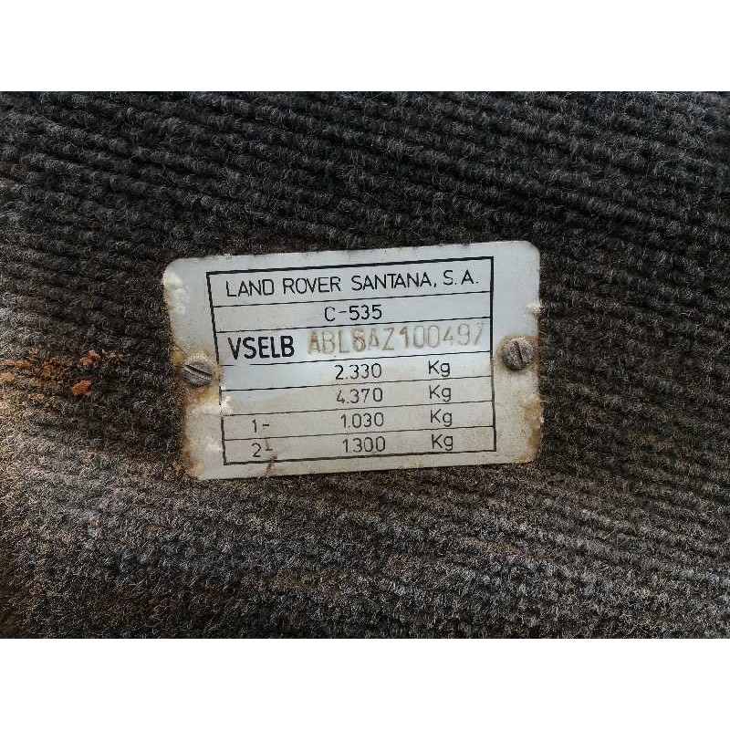 land rover santana 2.5d e-74 santana 2.5d e-74   |   ... | 0 del año 10/02/1988