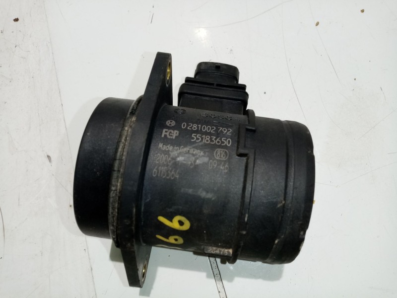 Recambio de caudalimetro para lancia ypsilon (101) referencia OEM IAM 0281002792 55183650 