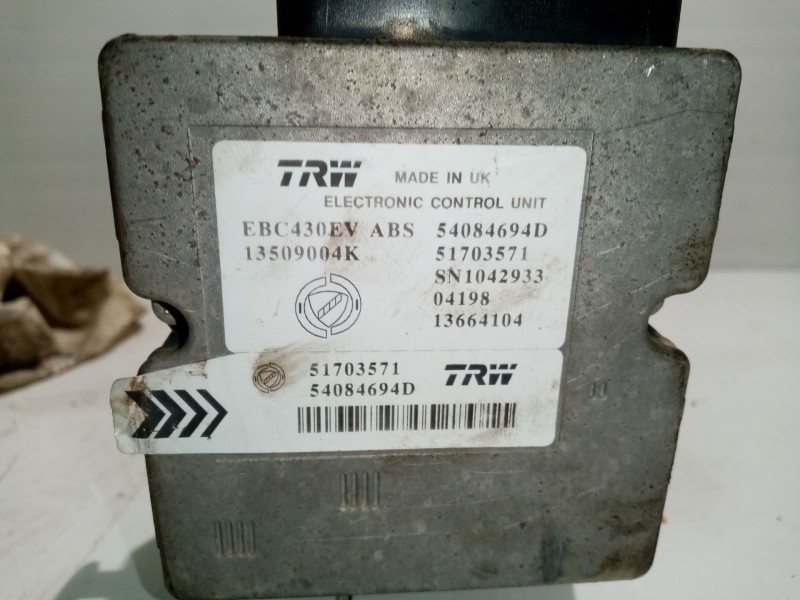 Recambio de abs para lancia ypsilon (101) referencia OEM IAM 54084694D 51703571 