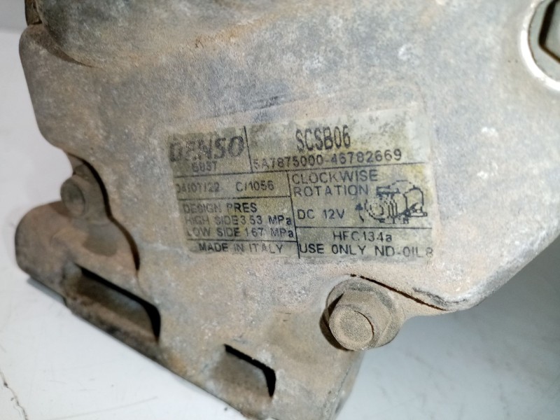 Recambio de compresor aire acondicionado para lancia ypsilon (101) referencia OEM IAM 5A7875000 46782669 