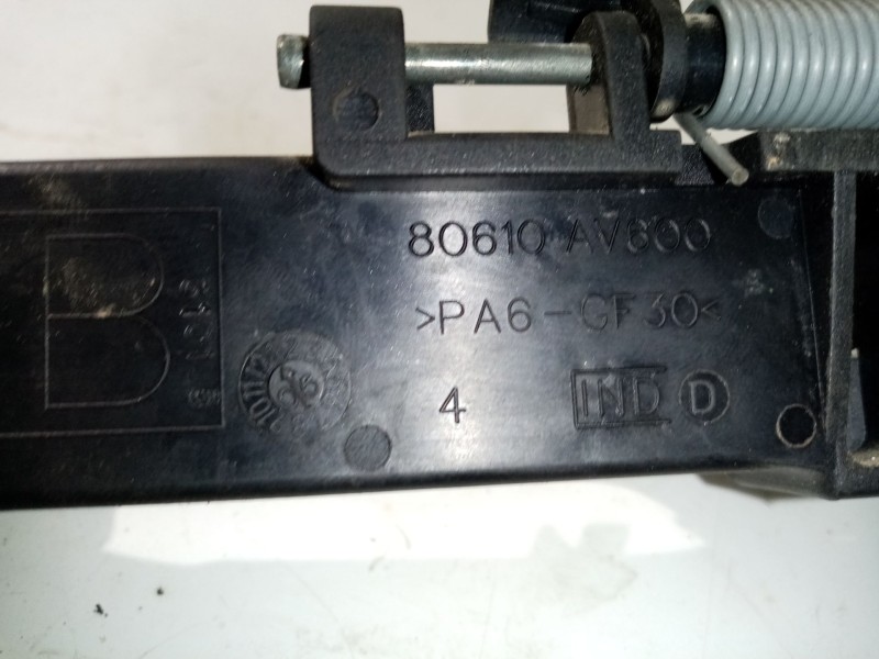 Recambio de maneta exterior delantera derecha para nissan primera berlina (p12) referencia OEM IAM 80610AV600  