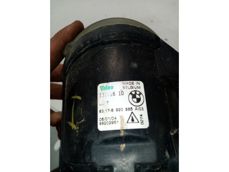 Recambio de faro antiniebla izquierdo para bmw x5 (e53) 3.0 d referencia OEM IAM 89202951  