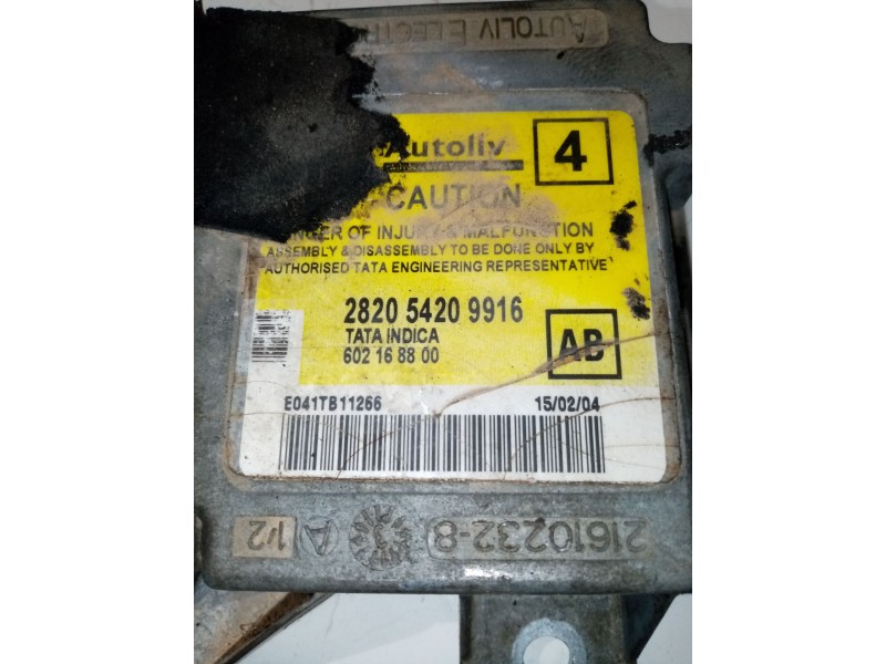 Recambio de centralita airbag para tata indigo (4_v2) 1.4 d referencia OEM IAM 282054209916  