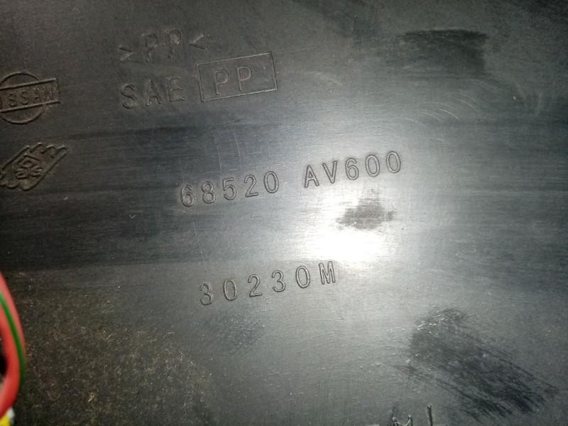 Recambio de guantera para nissan primera berlina (p12) referencia OEM IAM 68520AV600  