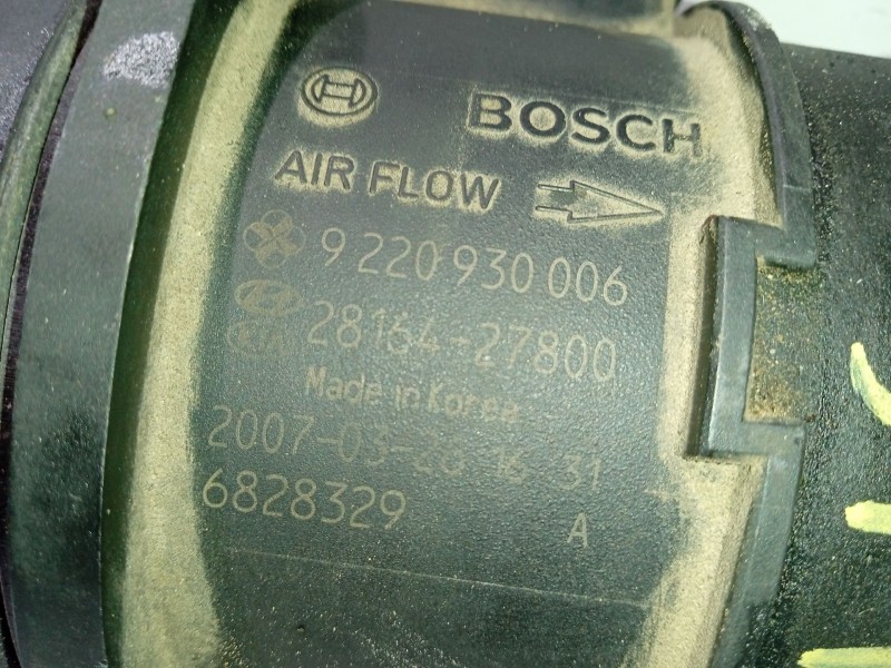 Recambio de caudalimetro para kia sorento i (jc) 2.5 crdi referencia OEM IAM 9220930006  