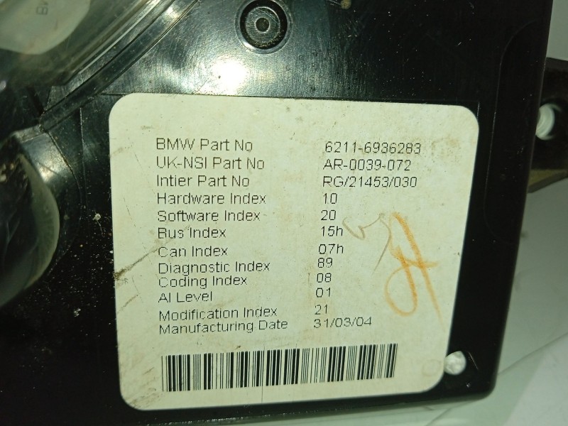 Recambio de cuadro instrumentos para mini mini (r50, r53) one d referencia OEM IAM 62116936283  