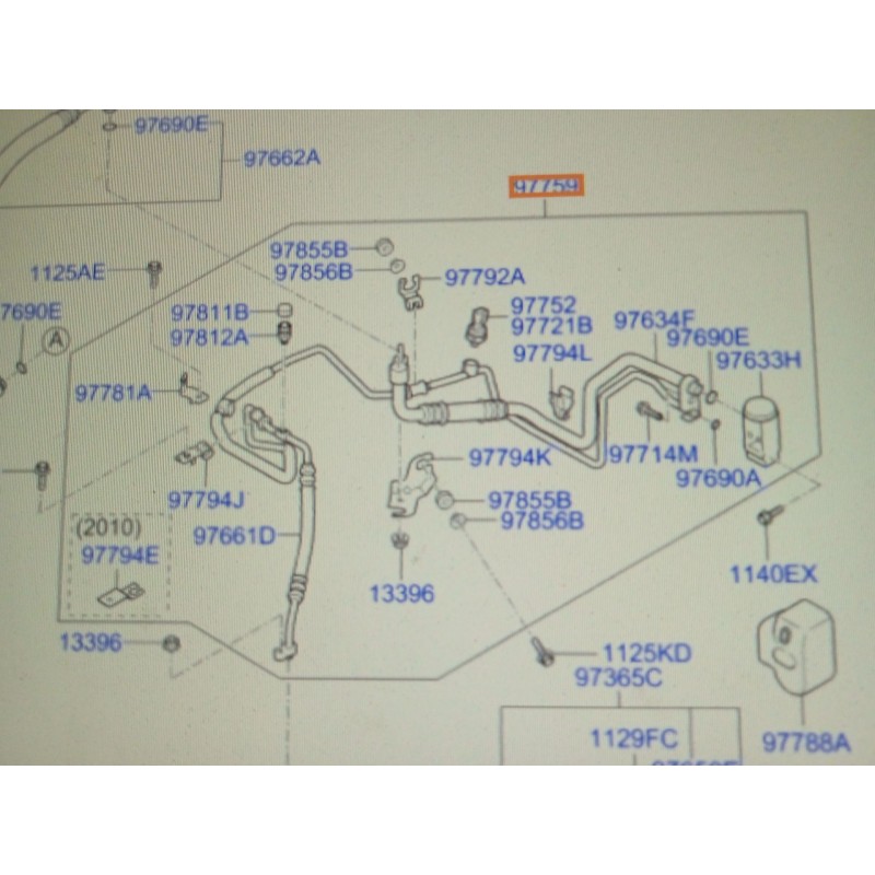 Recambio de tubos aire acondicionado para hyundai i10 i (pa) 1.1 referencia OEM IAM   