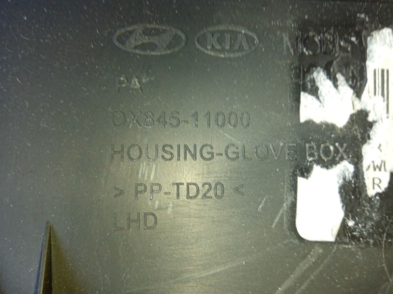 Recambio de guantera para hyundai i10 i (pa) 1.1 referencia OEM IAM OX84511000  