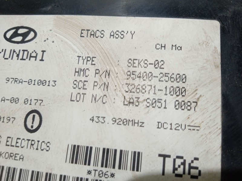 Recambio de modulo electronico para hyundai accent ii (lc) 1.3 referencia OEM IAM 9540025600  