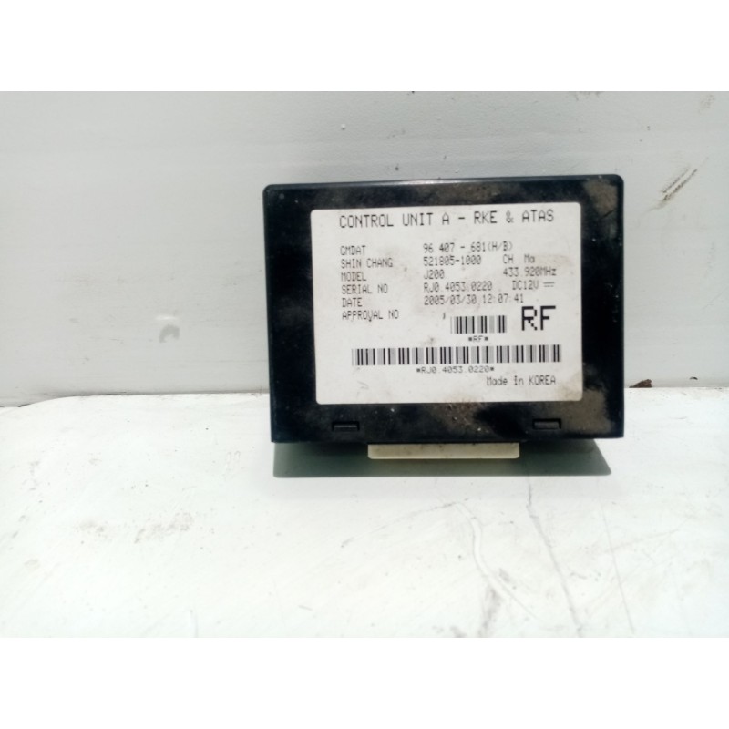 Recambio de modulo electronico para chevrolet lacetti referencia OEM IAM 5218051000  