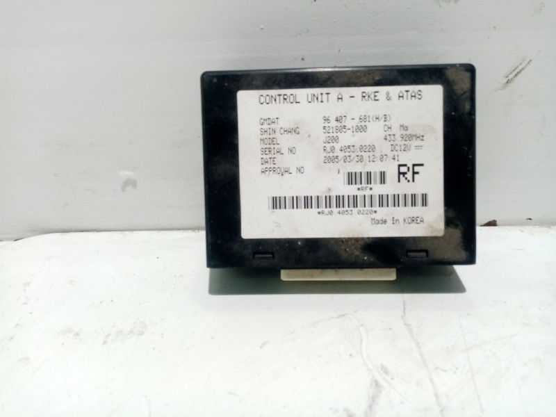 Recambio de modulo electronico para chevrolet lacetti referencia OEM IAM 5218051000  