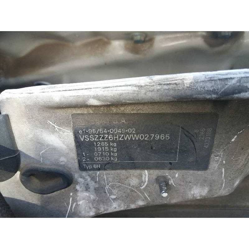 seat arosa (6h1) 1.0   |   0.97 - 0.01 | 1997 - 2001 | 50 cv / 37 kw del año 1997