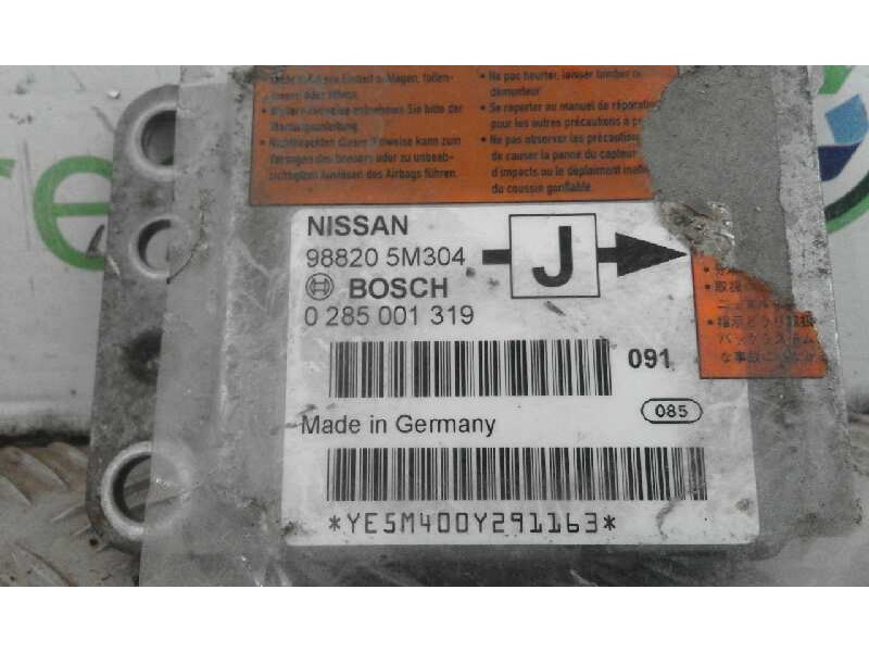 Recambio de centralita airbag para nissan almera (n16/e)    |   0.00 - 0.06 | 2000 - 2006 referencia OEM IAM 0285001319 988205M3