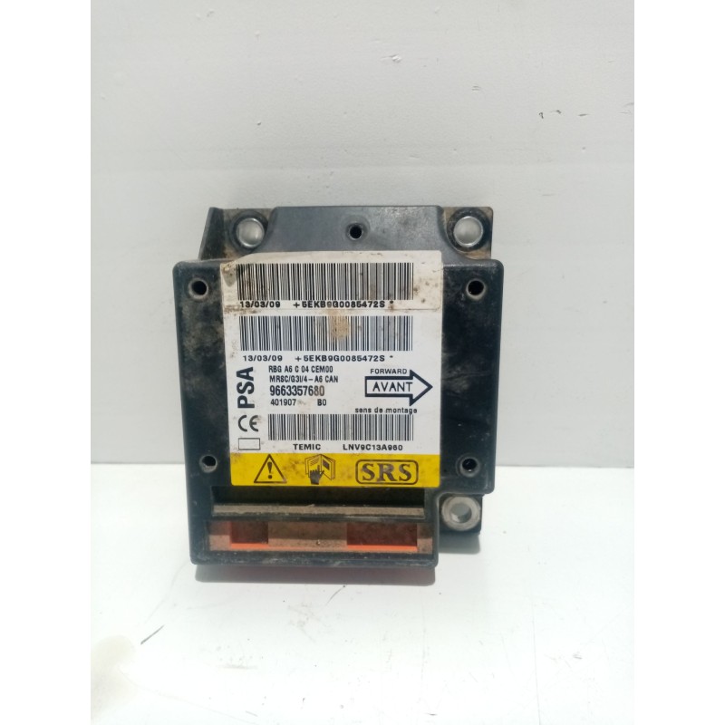 Recambio de centralita airbag para citroën c2 hdi referencia OEM IAM 9663357680  