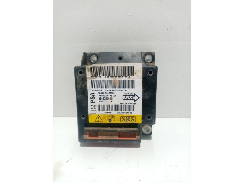 Recambio de centralita airbag para citroën c2 hdi referencia OEM IAM 9663357680  