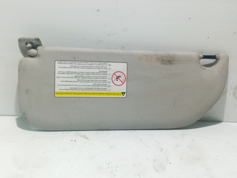 Recambio de parasol derecho para peugeot 107 urban referencia OEM IAM 8143KP  