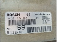 Recambio de centralita motor uce para citroën saxo (s0, s1) 1.1 x, sx referencia OEM IAM 9631528780 0261204788  2