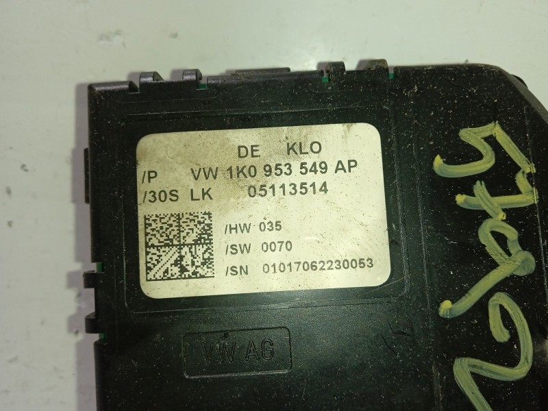 Recambio de modulo electronico para skoda octavia ii (1z3) 1.9 tdi referencia OEM IAM 1K0953549AP  