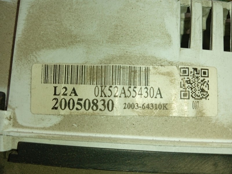 Recambio de cuadro instrumentos para kia carnival ii (gq) 2.9 crdi referencia OEM IAM 0K52A55430A  