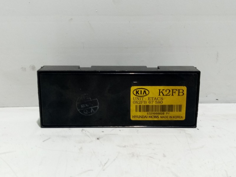 Recambio de centralita inmovilizador para kia carens 2.0 turbodiesel cat referencia OEM IAM 0K2FB67580  
