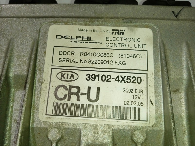 Recambio de centralita motor uce para kia carnival ii (gq) 2.9 crdi referencia OEM IAM KITINMOVILIZADOR 391024X520 