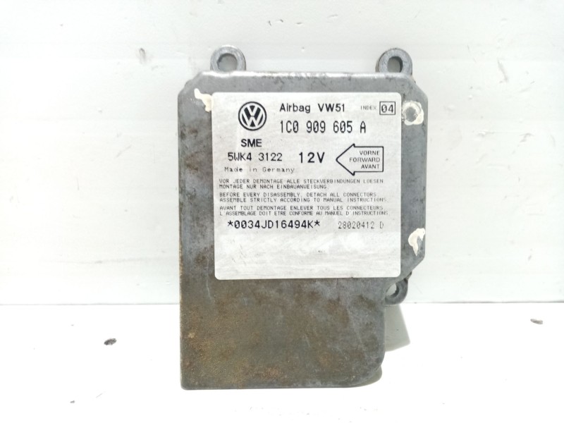 Recambio de centralita airbag para seat leon (1m1) 1.9 tdi referencia OEM IAM 1C0909605A  