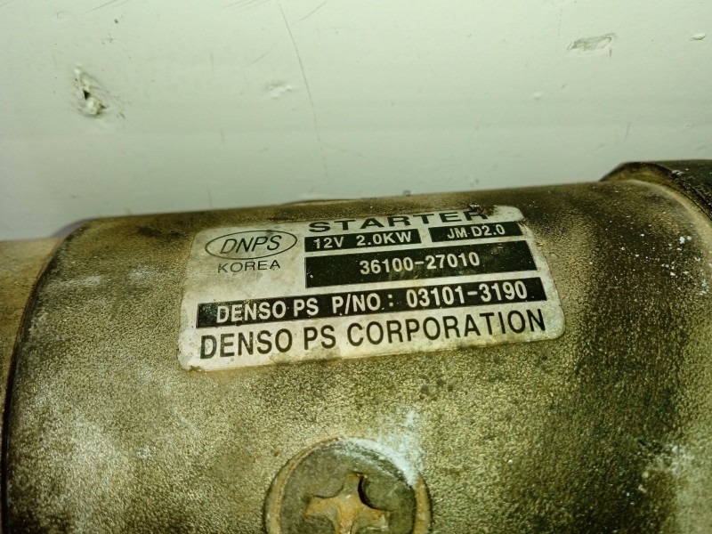 Recambio de motor de arranque para hyundai santa fe cm referencia OEM IAM 3610027010 031013190 CST32107AS