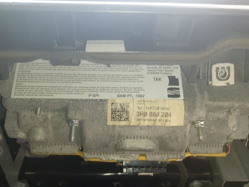 Recambio de airbag delantero derecho para seat exeo st (3r5) 2.0 tdi referencia OEM IAM 3R0880204D  