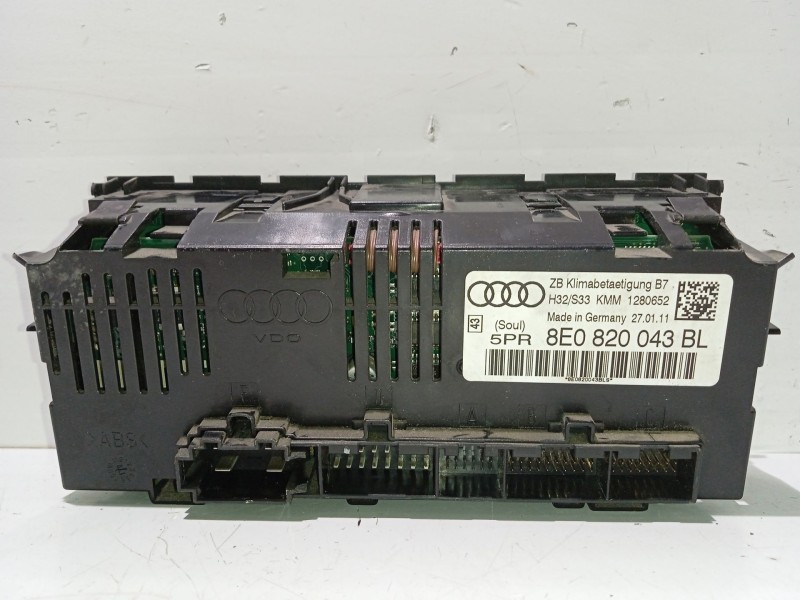 Recambio de mando climatizador para seat exeo st (3r5) 2.0 tdi referencia OEM IAM 8E0820043BL  