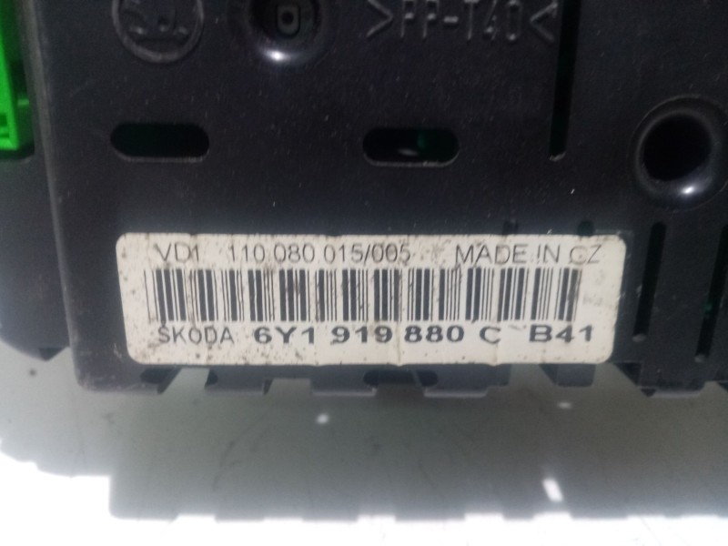 Recambio de cuadro instrumentos para skoda fabia (6y2/6y3) 1.4 referencia OEM IAM 6Y1919880C 6Y1919880 