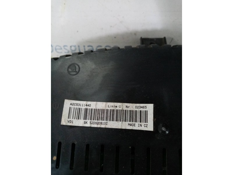 Recambio de cuadro instrumentos para  referencia OEM IAM A2C53111440  