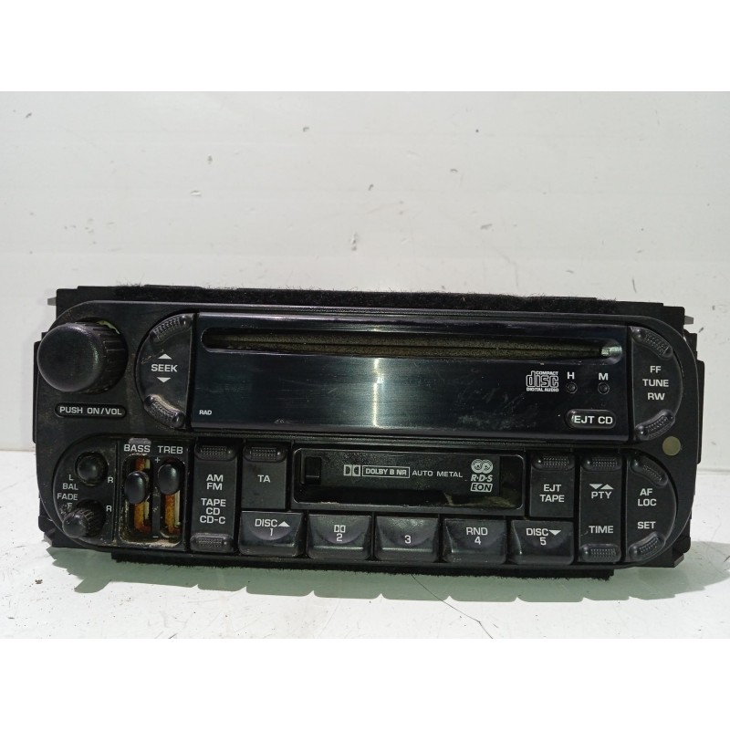 Recambio de sistema audio / radio cd para chrysler voyager (rg) 2.4 cat referencia OEM IAM P56038585AM  