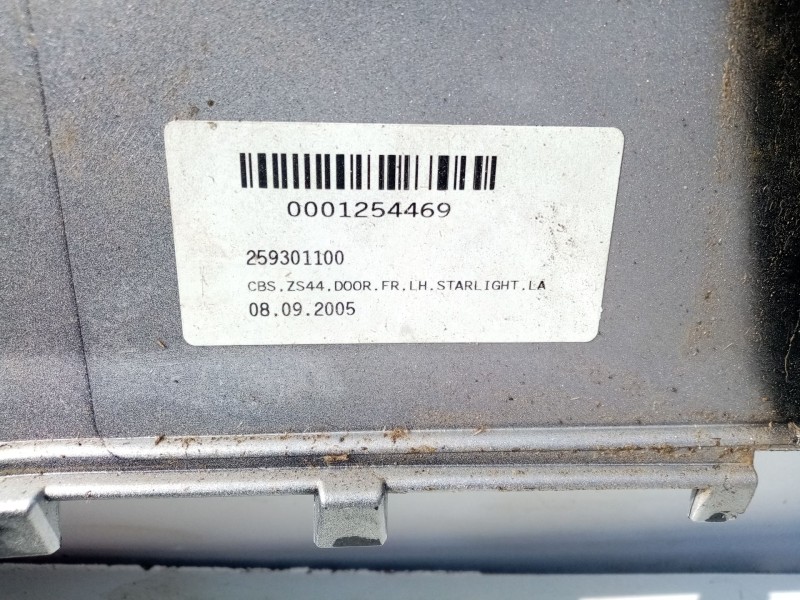 Recambio de puerta delantera izquierda para smart forfour cdi (50kw) referencia OEM IAM A4547220109CP6A  