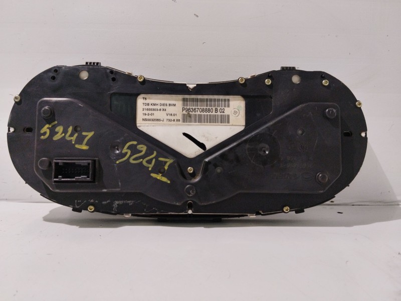 Recambio de cuadro instrumentos para peugeot 307 (s1) referencia OEM IAM 216553038X4 21655303-8 X4 216553038