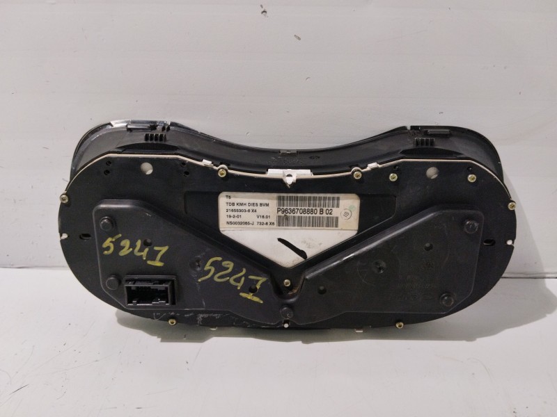 Recambio de cuadro instrumentos para peugeot 307 (s1) referencia OEM IAM 216553038X4 21655303-8 X4 216553038