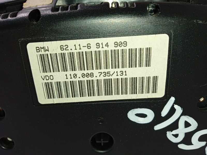 Recambio de cuadro instrumentos para bmw 5 (e39) 520 i referencia OEM IAM 62116914909 110008735131 