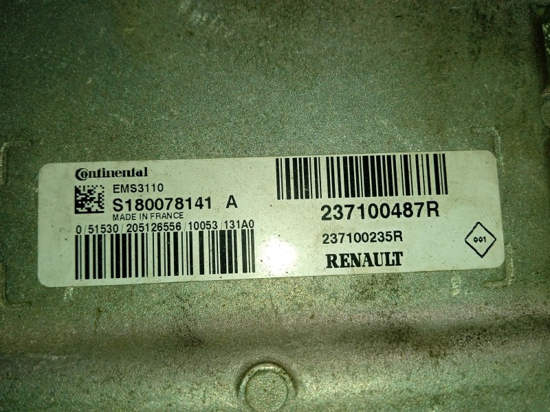 Recambio de centralita motor uce para renault megane iii grandtour (kz0/1) 2.0 tce (kz0k, kz1t) referencia OEM IAM KITINMOVILIZA